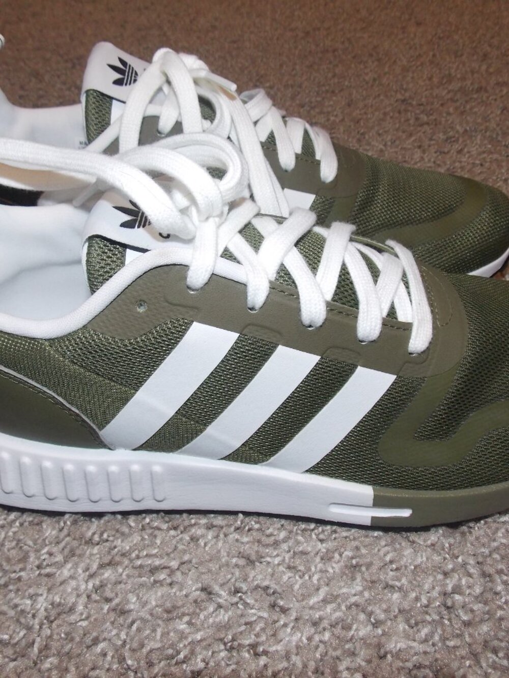 NWOT adidas-Multix 'Focus Olive White' Size 7.5